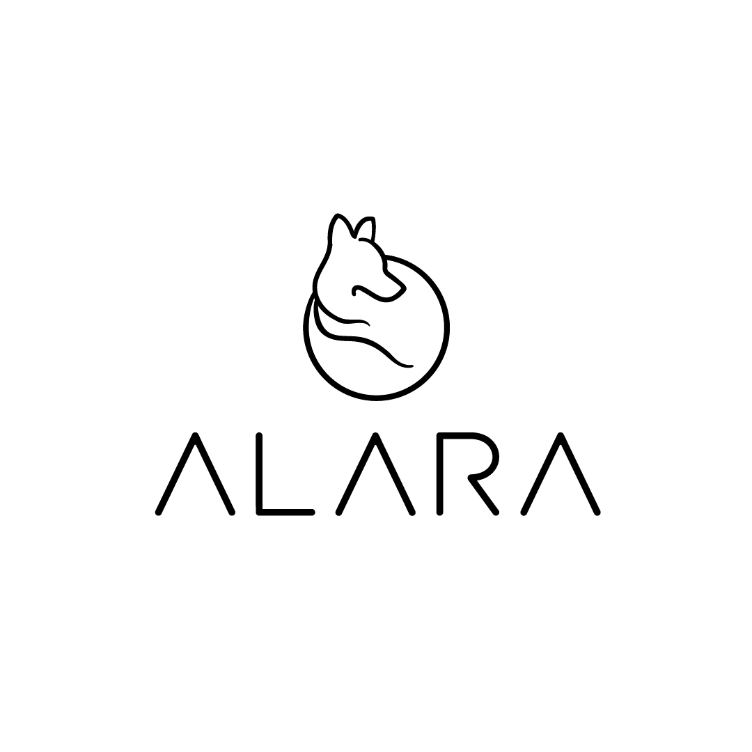 imagotipo alara negro